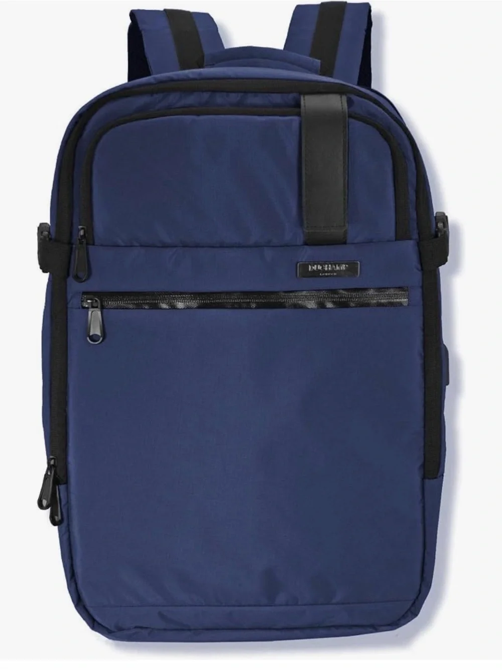 Duchamp London Expandable Travel Carry-On Backpack *Luggage Trolley Sleeve